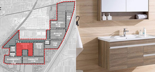 高端饰面板加工区